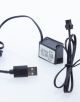 5V USB EL Inverter (Powers 1-24sqin VynEL™ or 12ft EL Wire