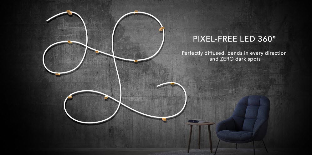 Pixel-Free LED 360 LED Tube Light